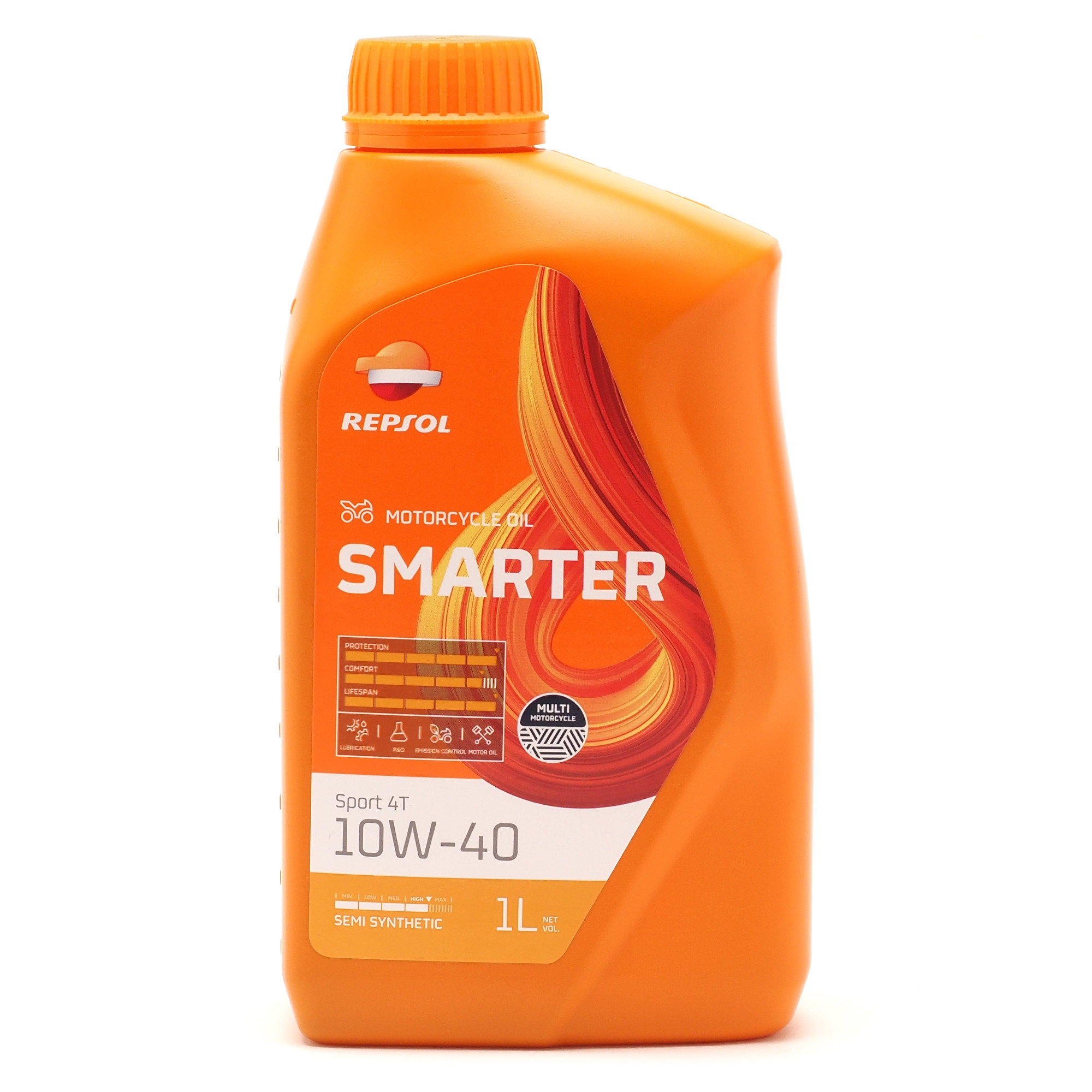 Repsol Motorrad Motoröl SMARTER Sport 4T 10W-40 1 Liter